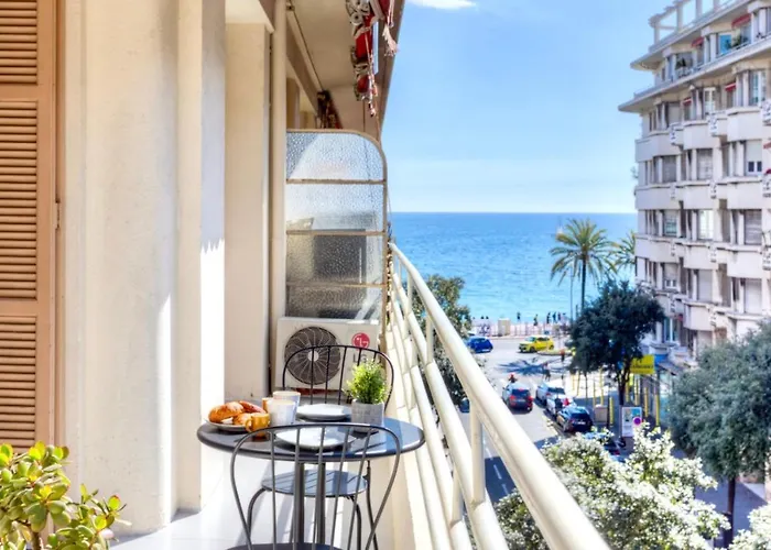 #29 Suite Gambetta Ac Sea View 2 Bedrooms 1Min Walk To Promenade & Sea